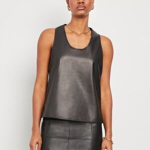 G. Label by Goop Leather Kirkendoll Tank Top
